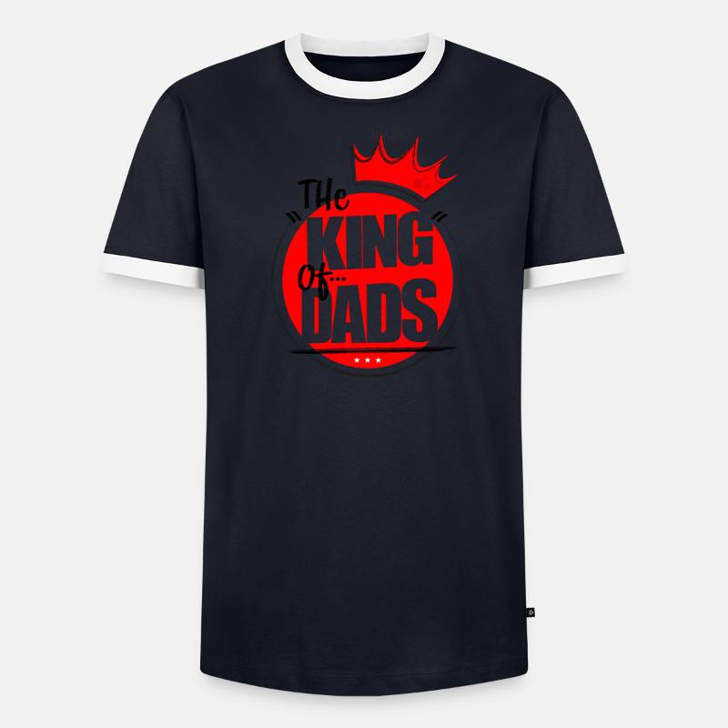 Der König der Väter Männer Kontrast-T-Shirt