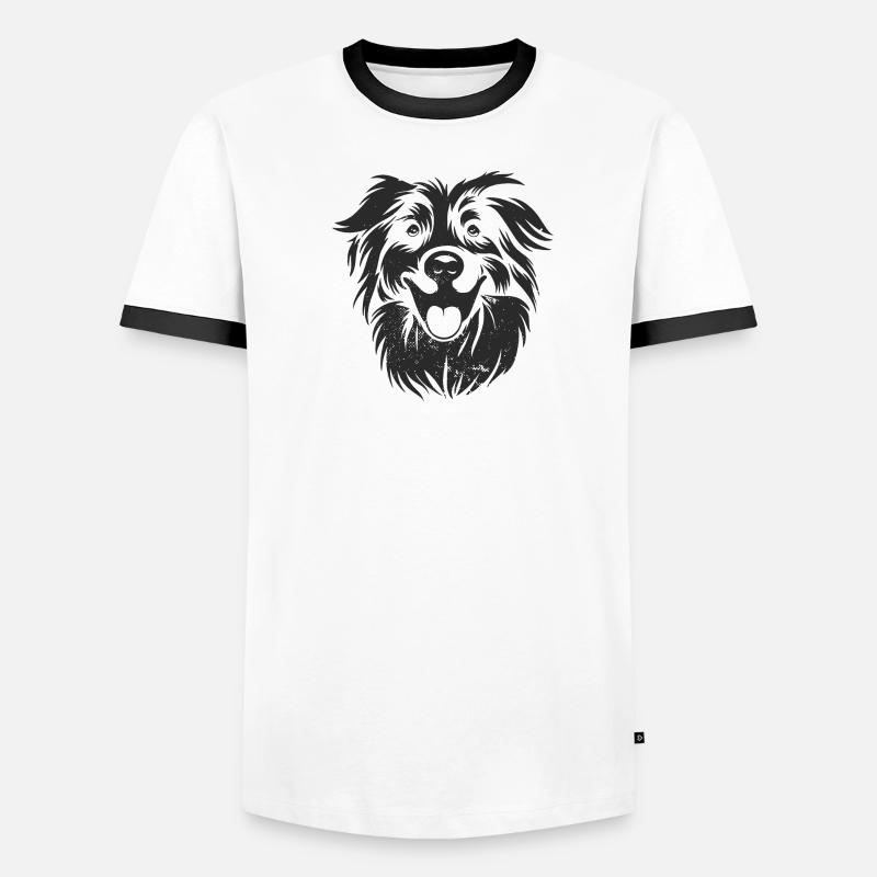 Aussie - Australian Shepherd Men's Ringer Shirt