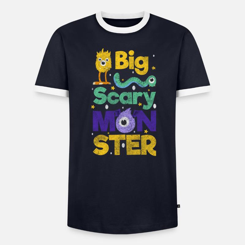 Horror Comic Figure Cute Men's Ringer Shirt