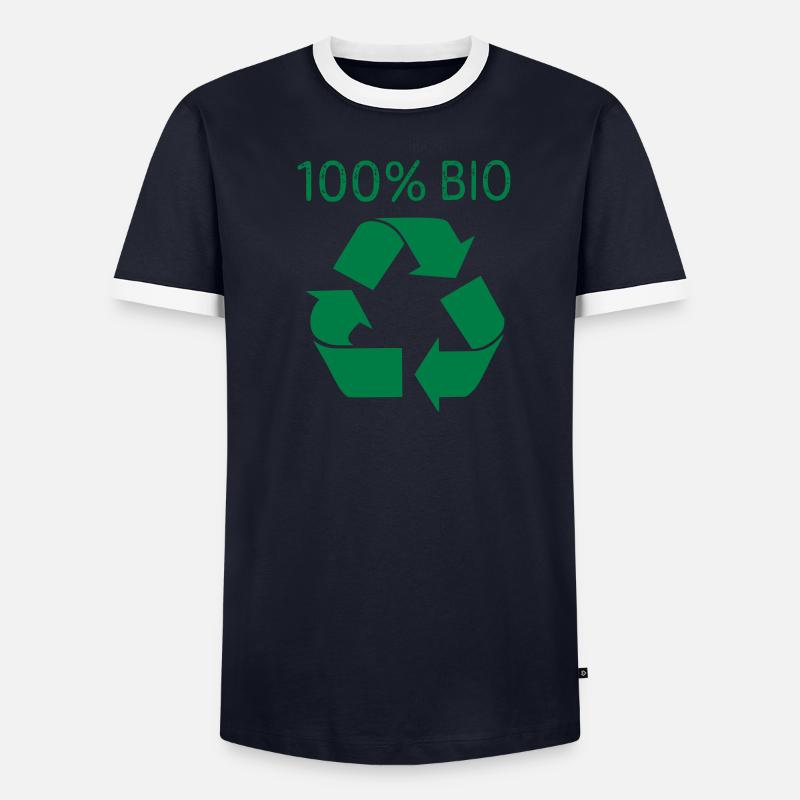 100 % Bio T-shirt contrasté Homme