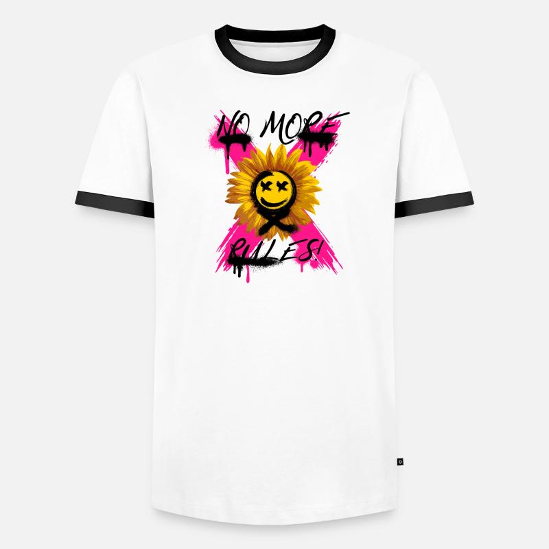 Plus de règles a T-shirt contrasté Homme
