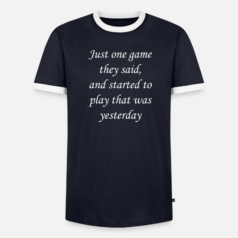 Jeu de société Chess Backgammon Game Night T-shirt contrasté Homme