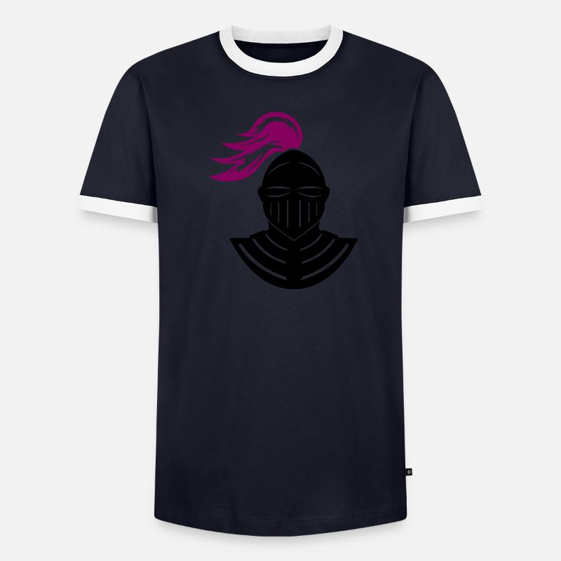ritter Männer Kontrast-T-Shirt