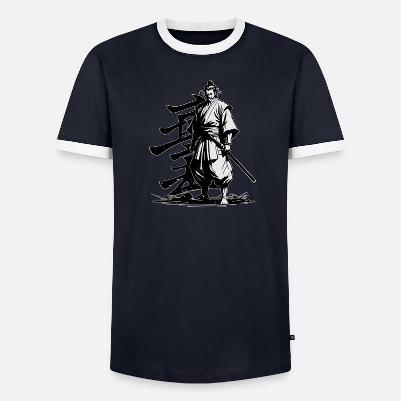 GUERRIER SAMURAÏ T-shirt contrasté Homme