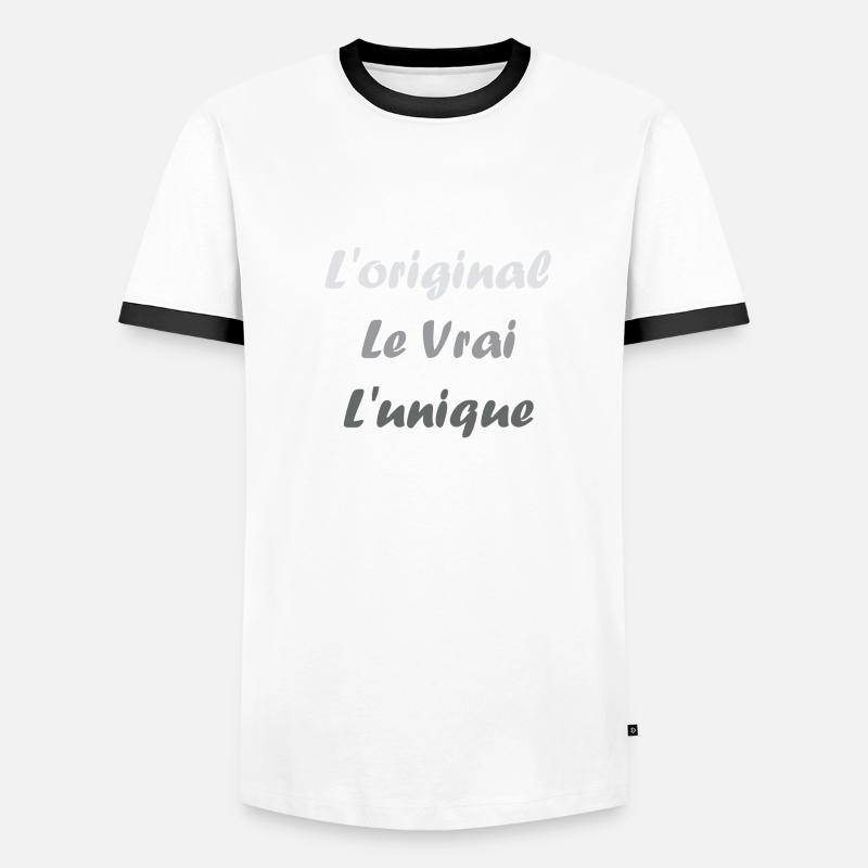 adjudant T-shirt contrasté Homme
