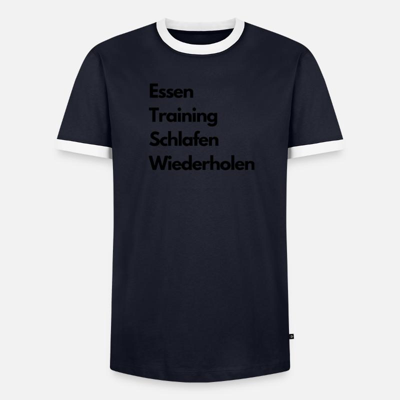 Fitnessstudio Spruch Männer Kontrast-T-Shirt