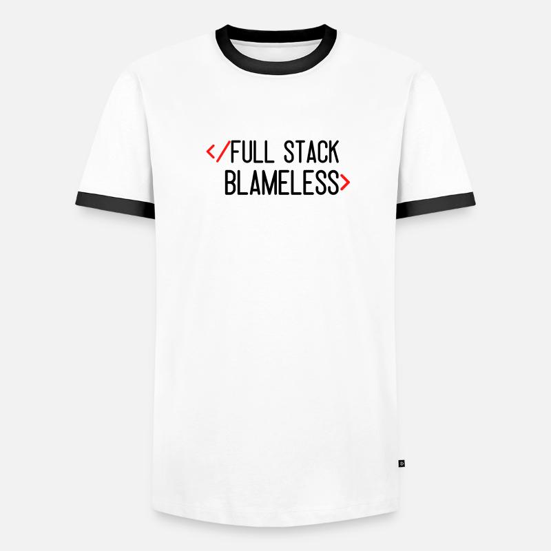 full stack blameless Men's Ringer Shirt