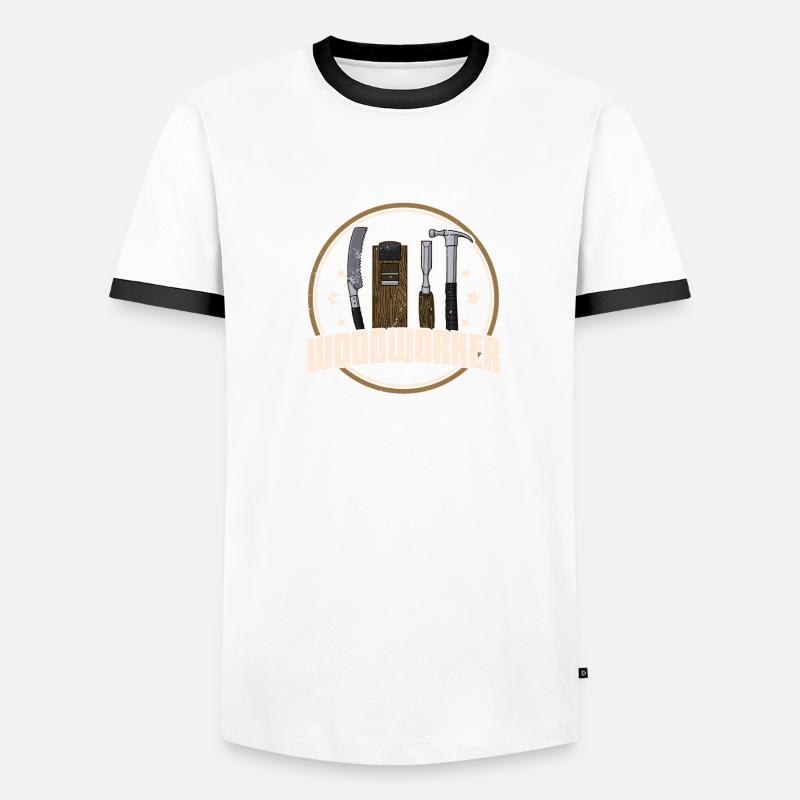 carpenter carpentry carpentry woodworker profession Men's Ringer Shirt