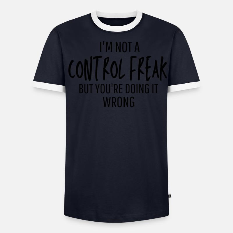 Control Freak Men's Ringer Shirt