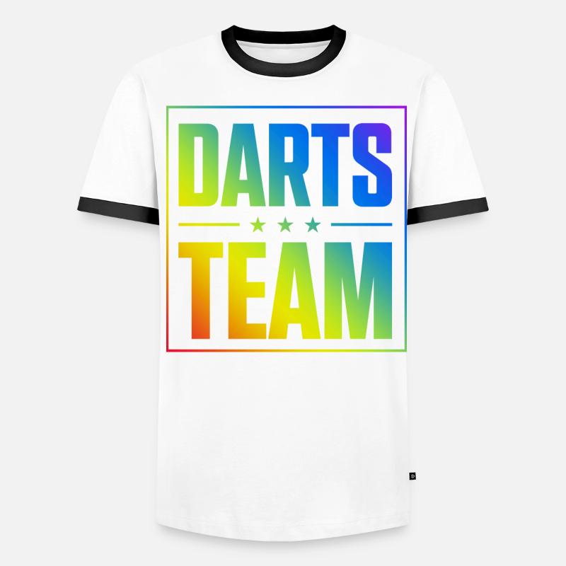 Équipe de fléchettes T-shirt contrasté Homme
