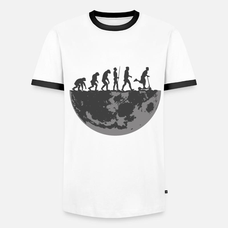 Pedal Scooter E-Scooter Scooter Électrique Evolution Moon T-shirt contrasté Homme