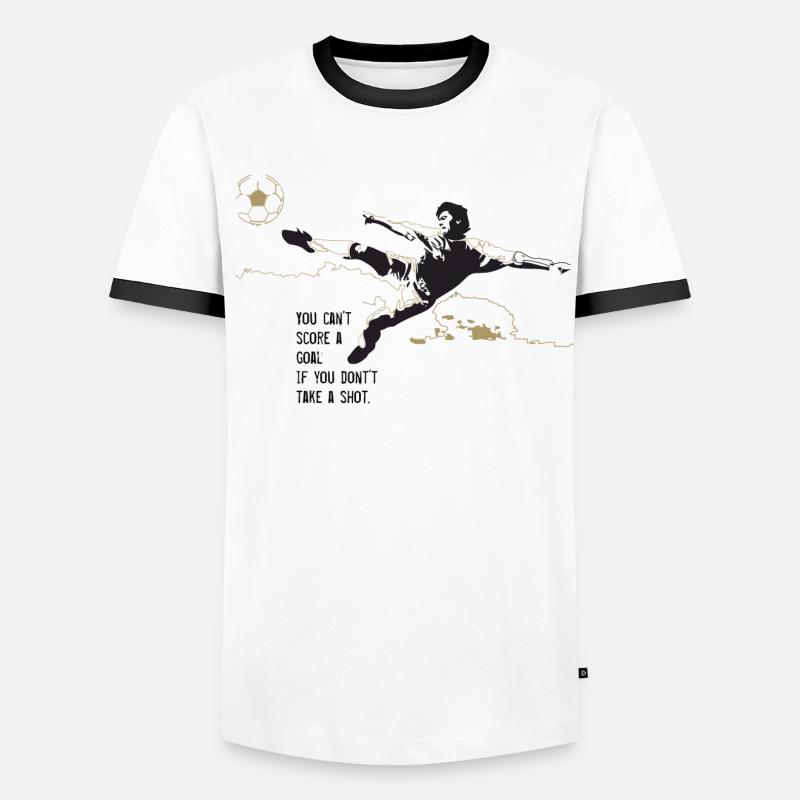 Fixez-vous un objectif. T-shirt contrasté Homme