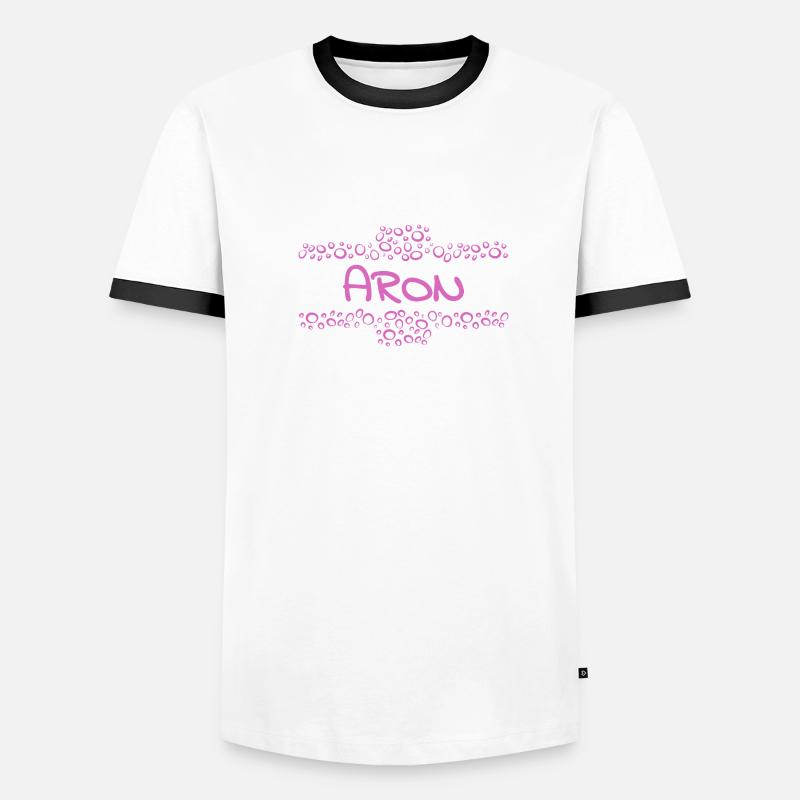 Aron as a first name Men's Ringer Shirt