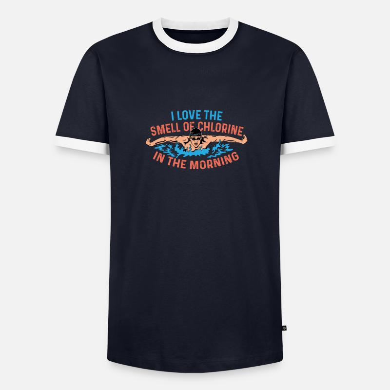 Odeur de poison triathlète au chlore T-shirt contrasté Homme