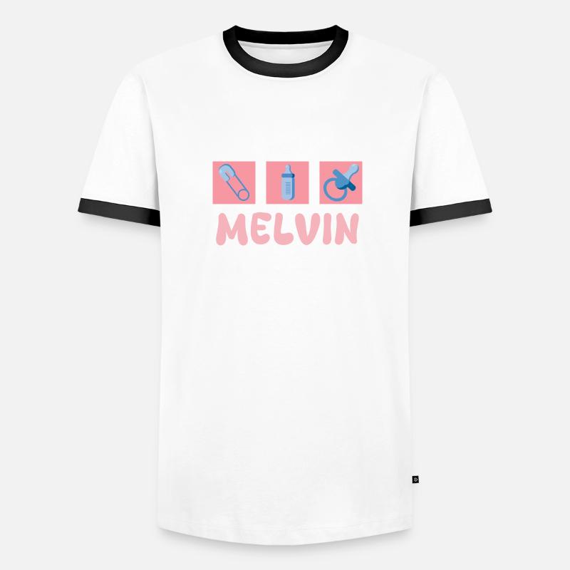 Melvin Männer Kontrast-T-Shirt