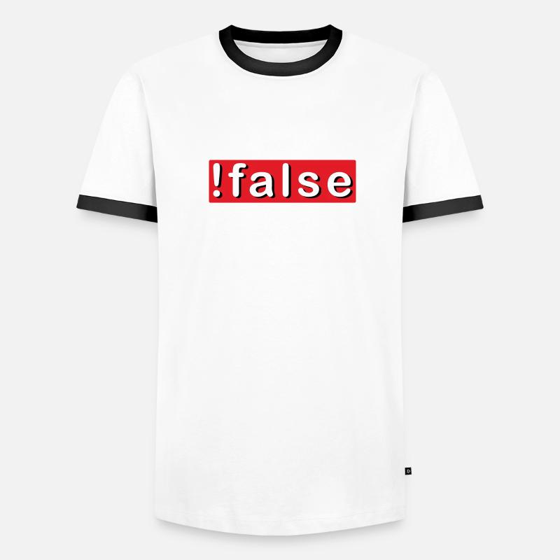 Fausse programmation T-shirt contrasté Homme