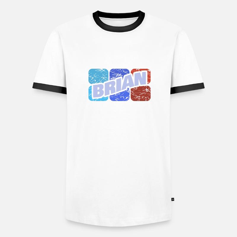 Brian comme Brian T-shirt contrasté Homme