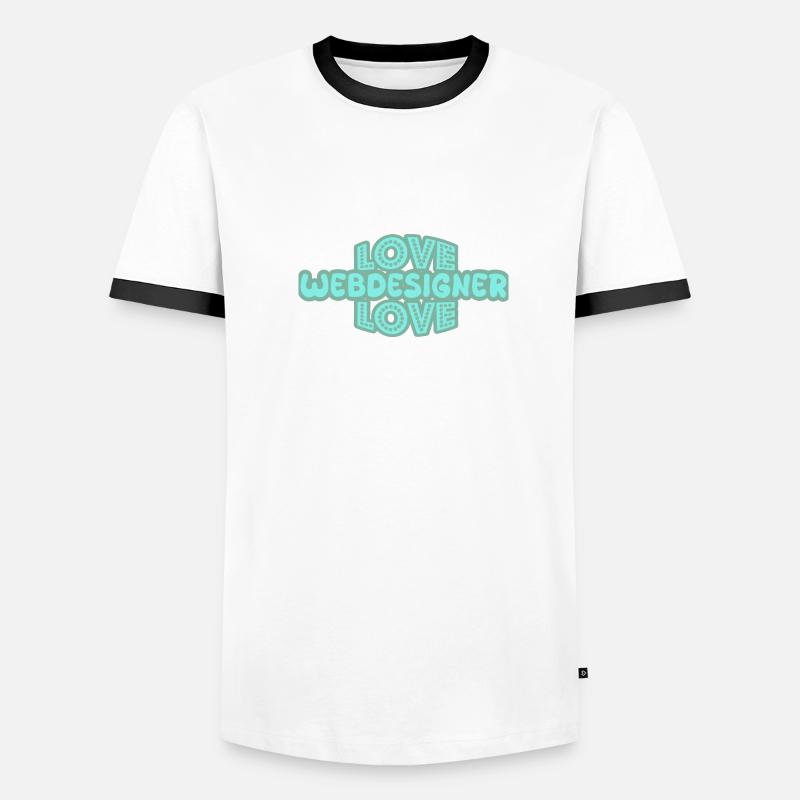 Webdesigner als Spruch Männer Kontrast-T-Shirt