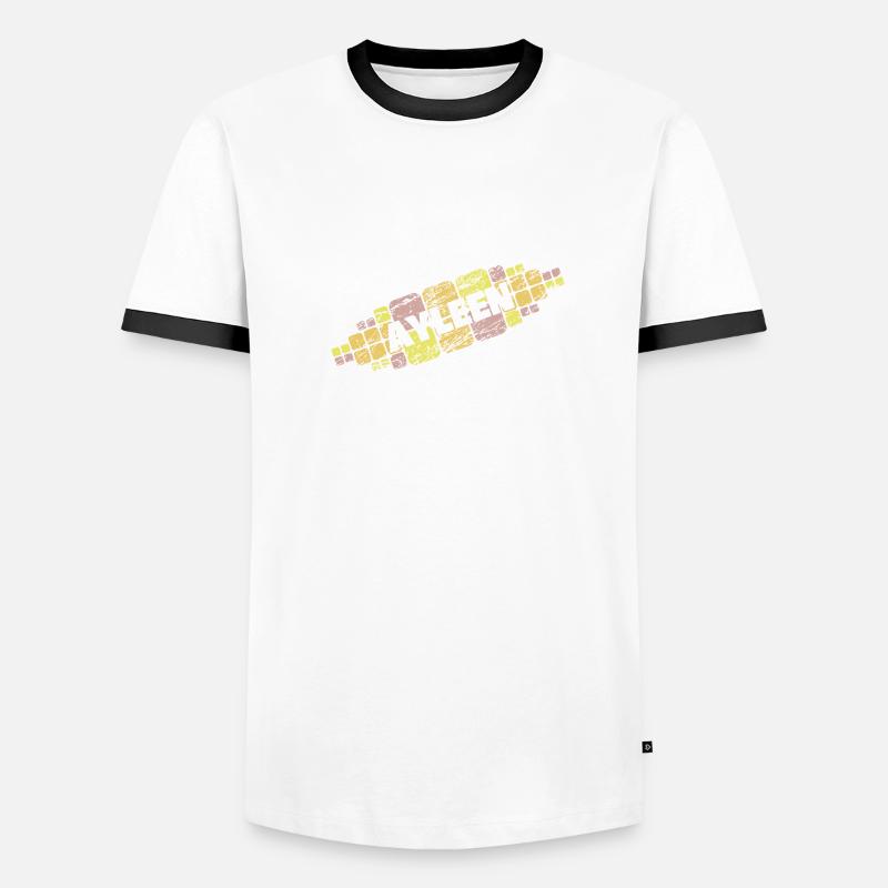 Mutti Ayleen Männer Kontrast-T-Shirt