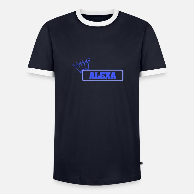 Alexa T-shirt contrasté Homme
