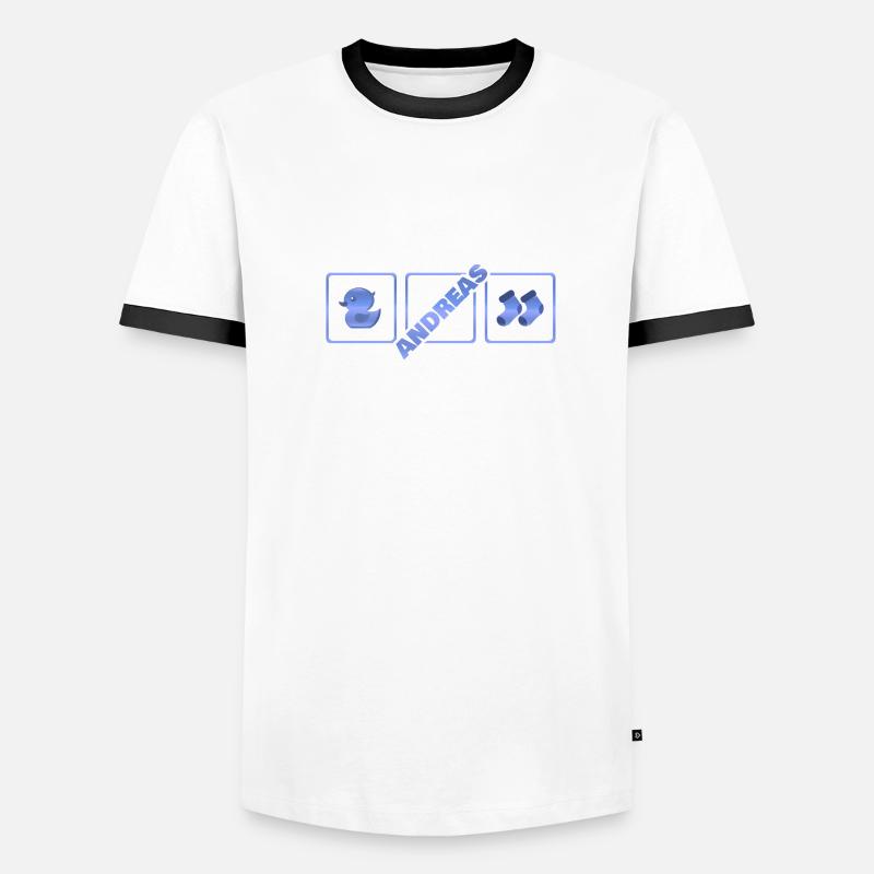 Andreas comme naissance T-shirt contrasté Homme