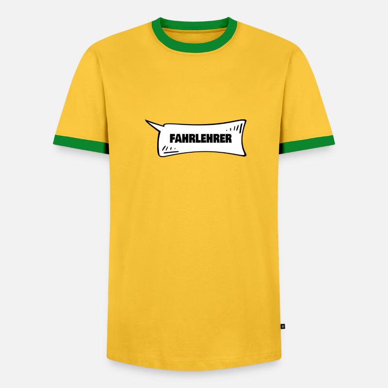 Speech bubble driving instructor - Men's Ringer Shirt - undefined