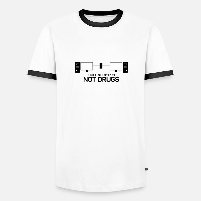 Cyber Security Design for IT Security and Hackers Men's Ringer Shirt