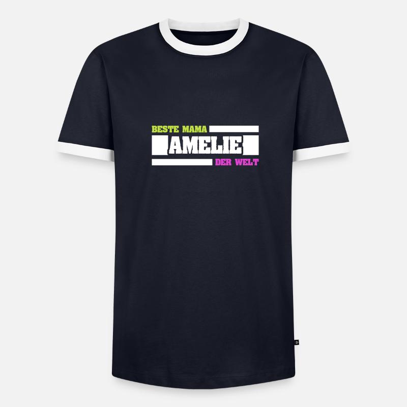 Mutter Amelie - Männer Kontrast-T-Shirt - undefined