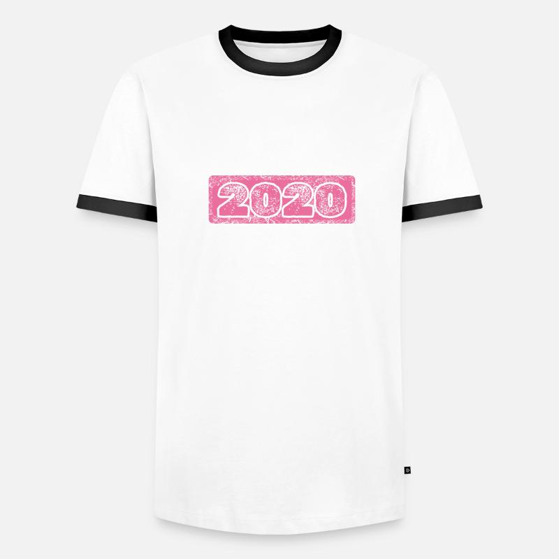Année 2020 T-shirt contrasté Homme