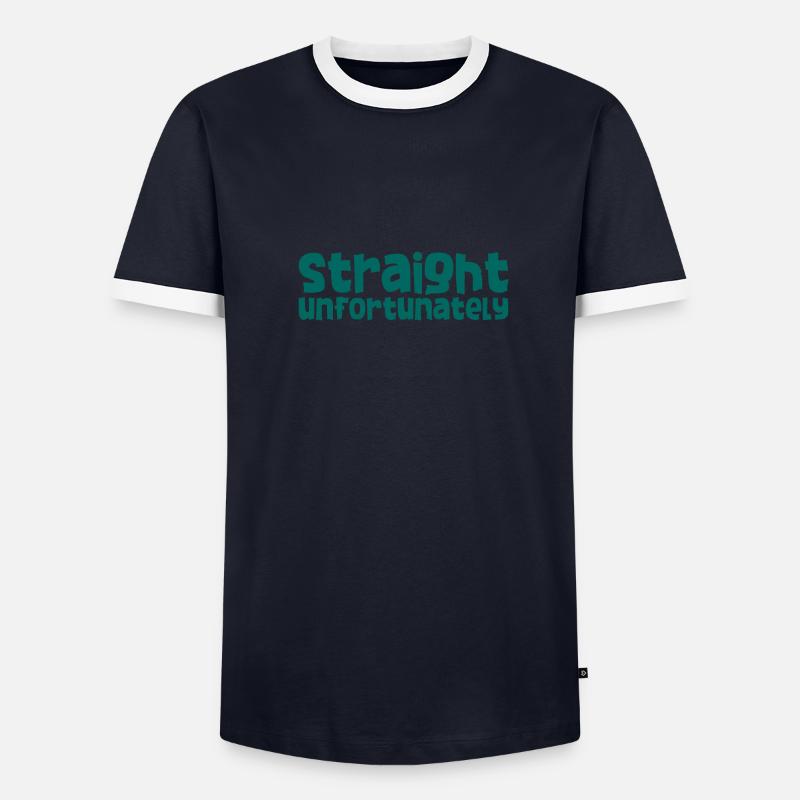 Droit Malheureusement 2 T-shirt contrasté Homme