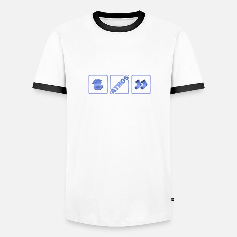 Naissance d’Athos T-shirt contrasté Homme