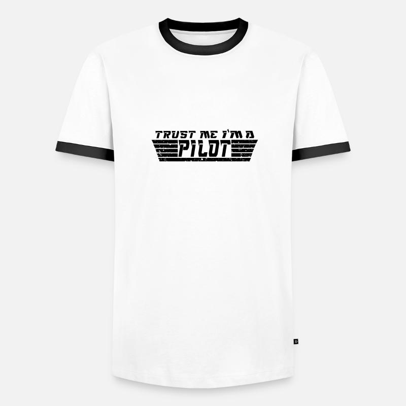 Drone Drones Drone Flight Drone Pilot T-shirt contrasté Homme