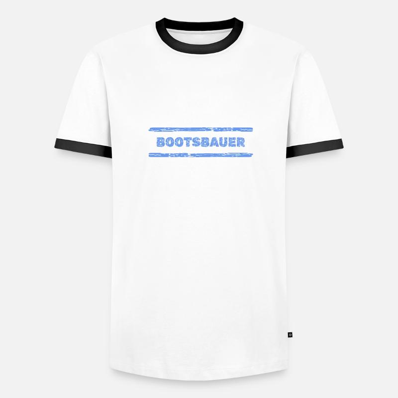 Bootsbauer als Beruf Männer Kontrast-T-Shirt