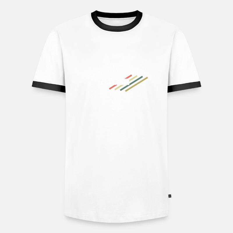 Arbeitsplatz Bodenleger Männer Kontrast-T-Shirt