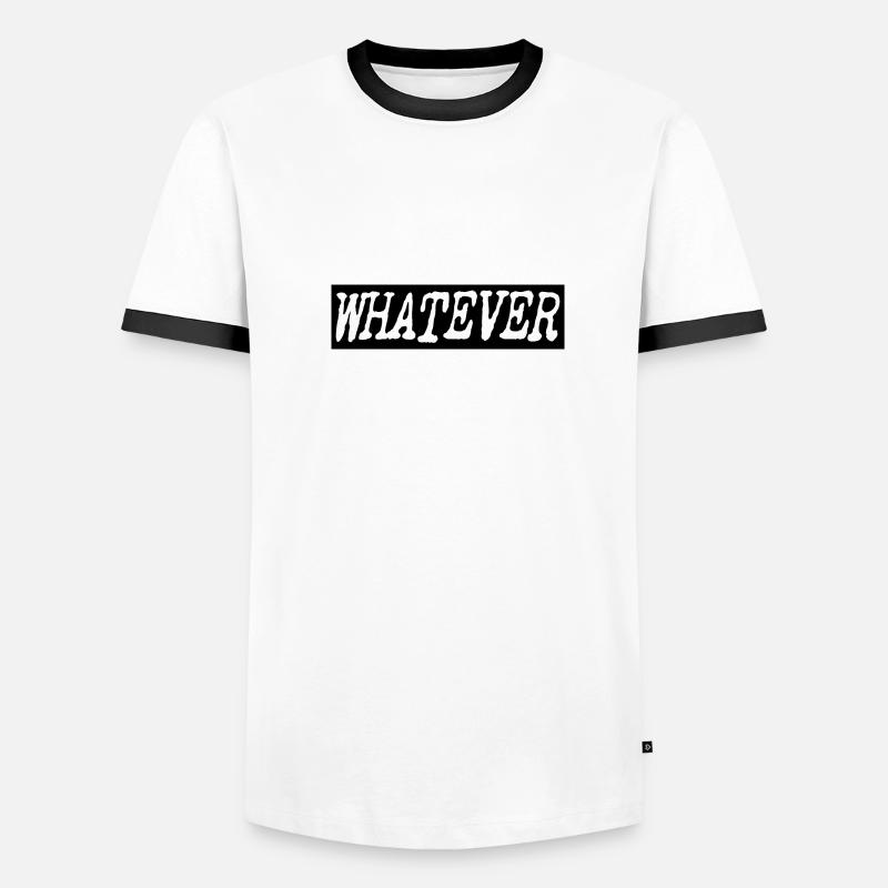 Whatever Männer Kontrast-T-Shirt