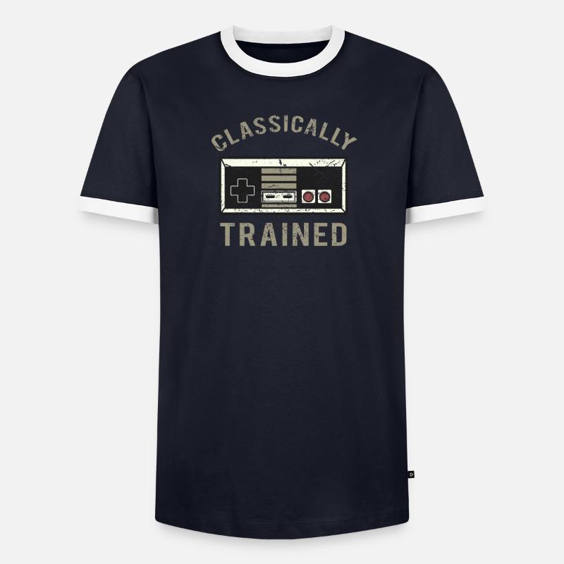 Video Game Game Retrogaming Game Console Gift Men's Ringer Shirt