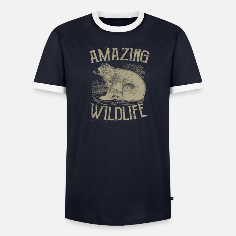 Ours T-shirt contrasté Homme