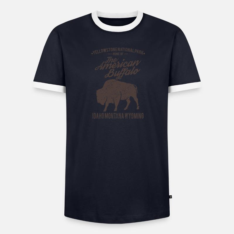 buffle T-shirt contrasté Homme