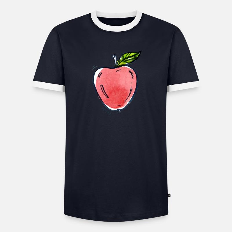 Fruit de pomme Fruit de pomme T-shirt contrasté Homme