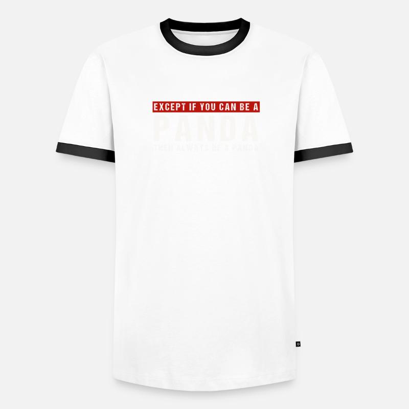 Be yourself or a panda Men's Ringer Shirt