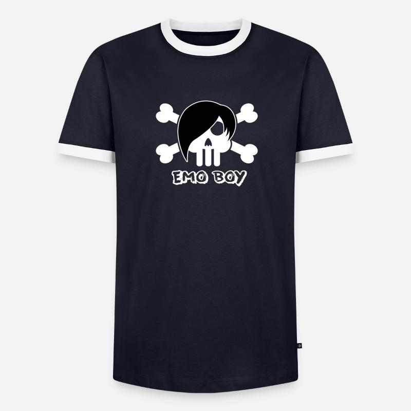 Emo boy Men's Ringer Shirt