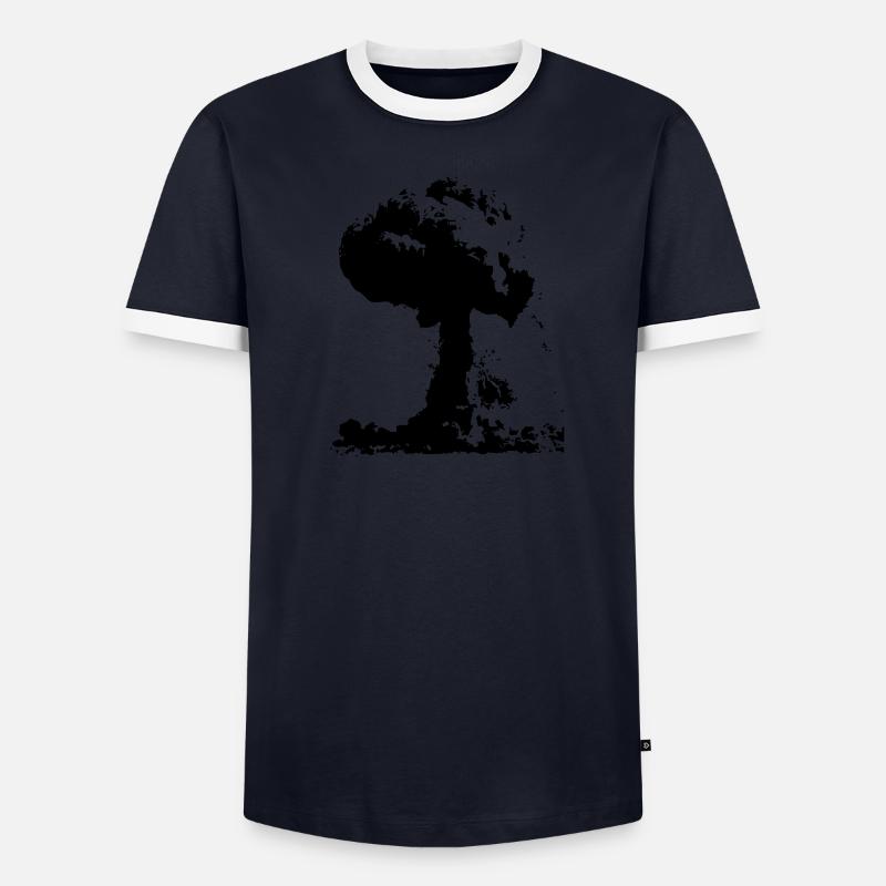 Atomic bomb Men's Ringer Shirt