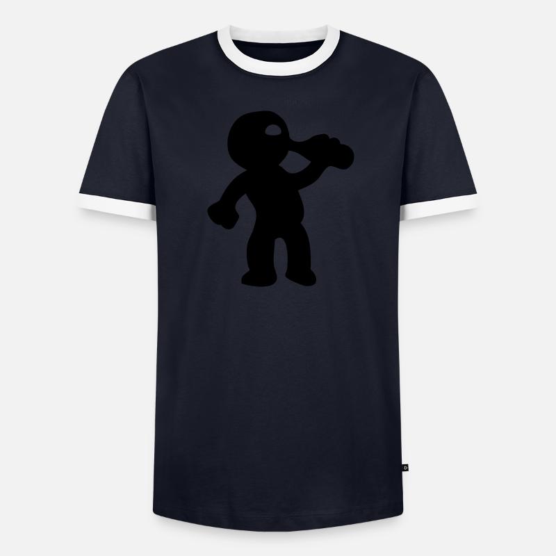 picole T-shirt contrasté Homme