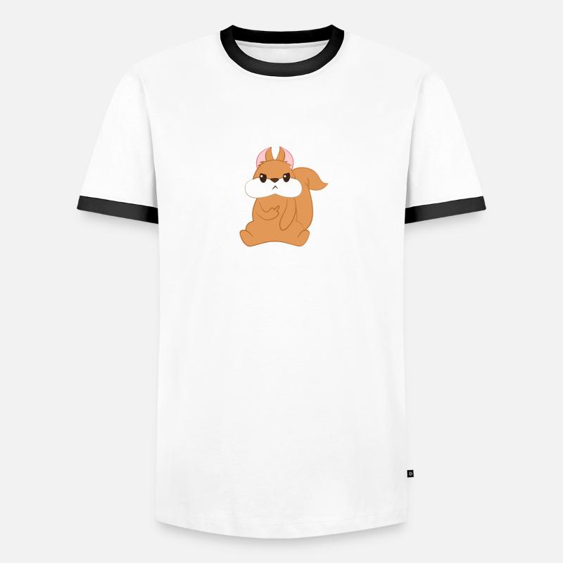 Eichhörnchen - Antisozial - Eichkätzchen Männer Kontrast-T-Shirt
