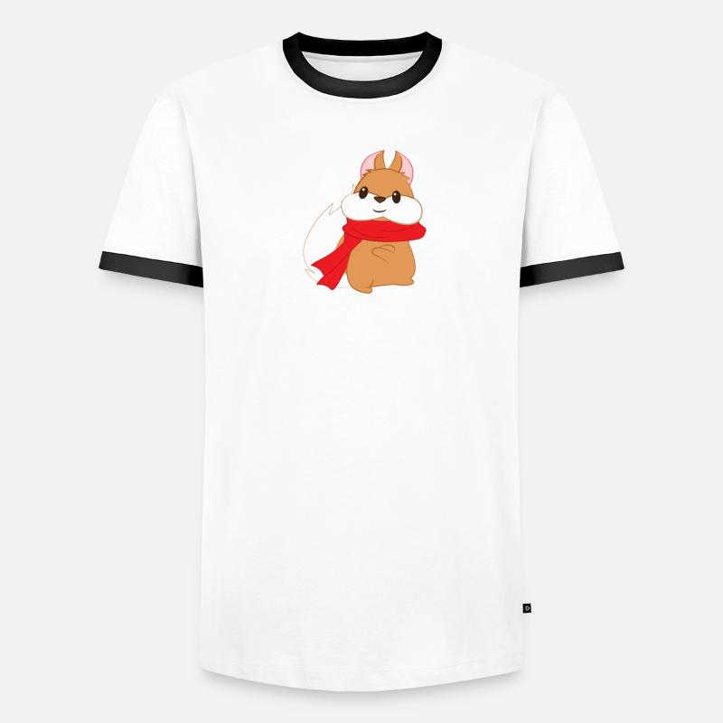 Eichhörnchen - Cool - Eichkätzchen - Geschenk Männer Kontrast-T-Shirt