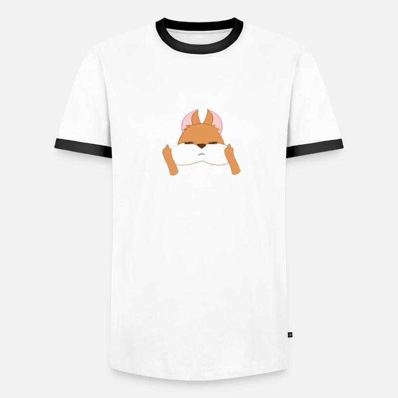 Eichhörnchen - Bad Ass - Eichkätzchen - Geschenk Männer Kontrast-T-Shirt