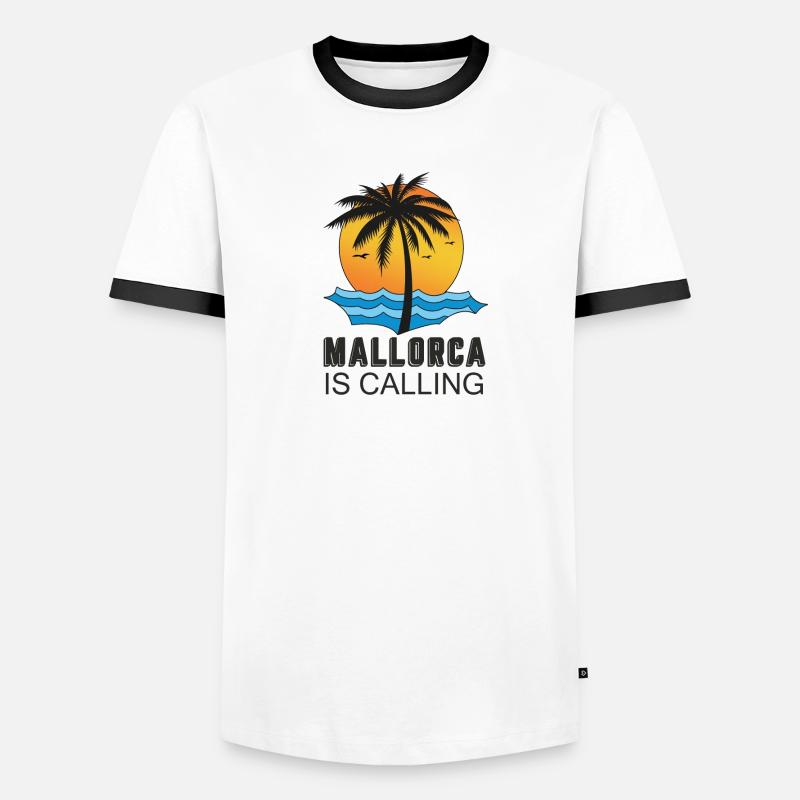 Mallorca is calling Men's Ringer Shirt