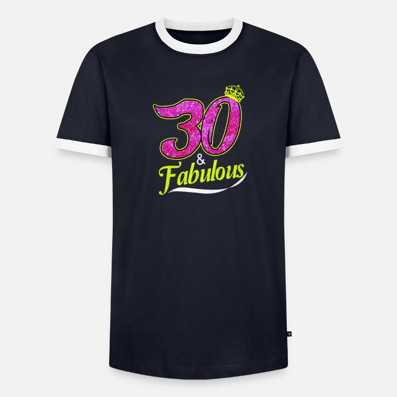 30 ans T-shirt contrasté Homme