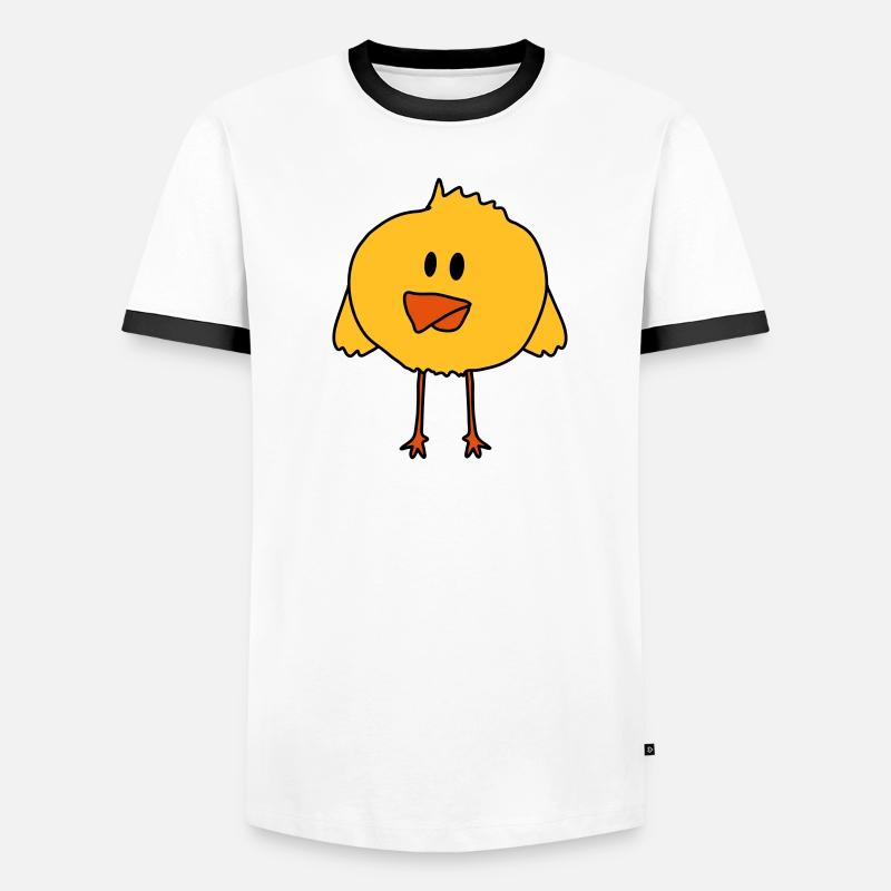 Cute Chick Bird T-shirt contrasté Homme