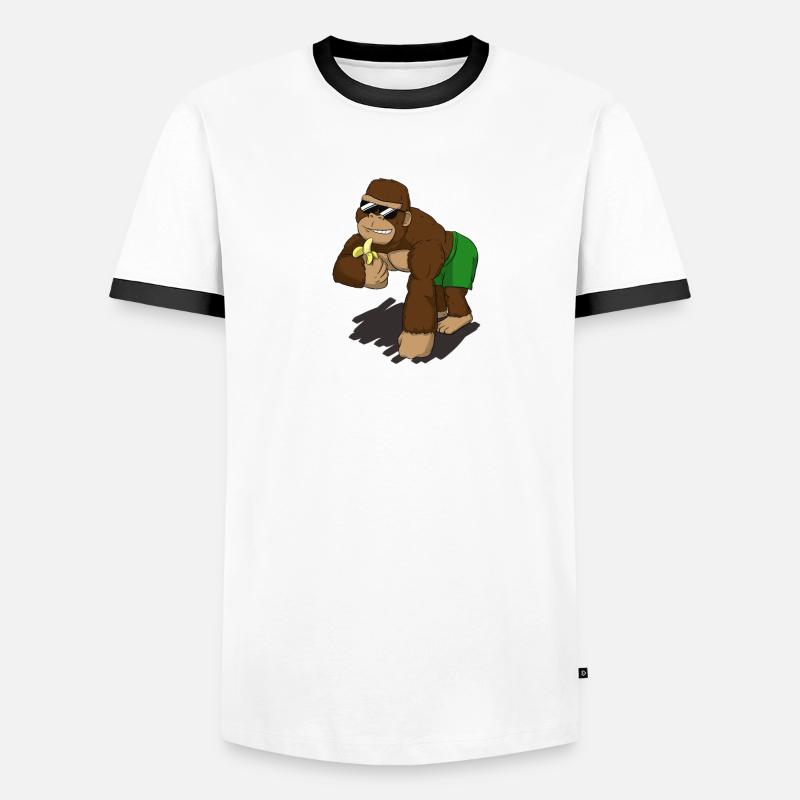 Cool monkey Men's Ringer Shirt